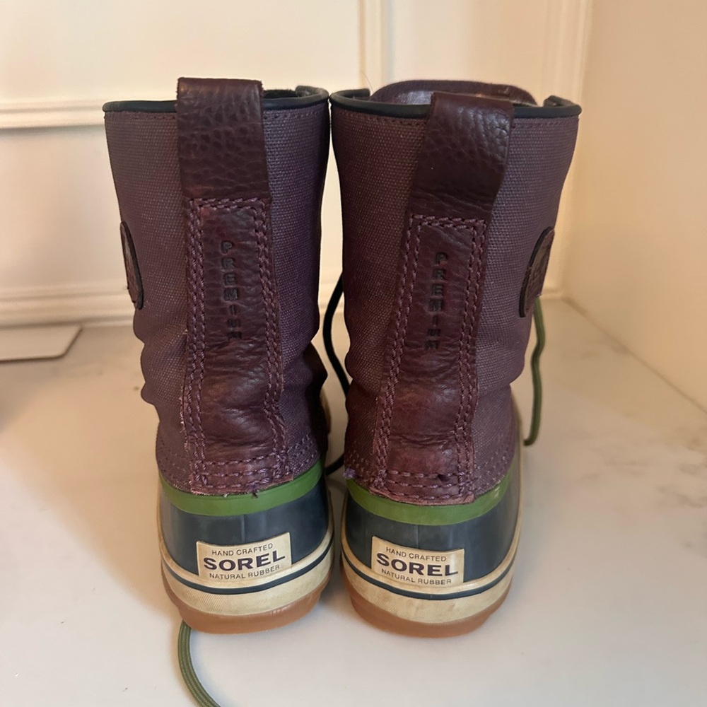Sorel Purple and Green Winter Boots - Picture 3 of 3